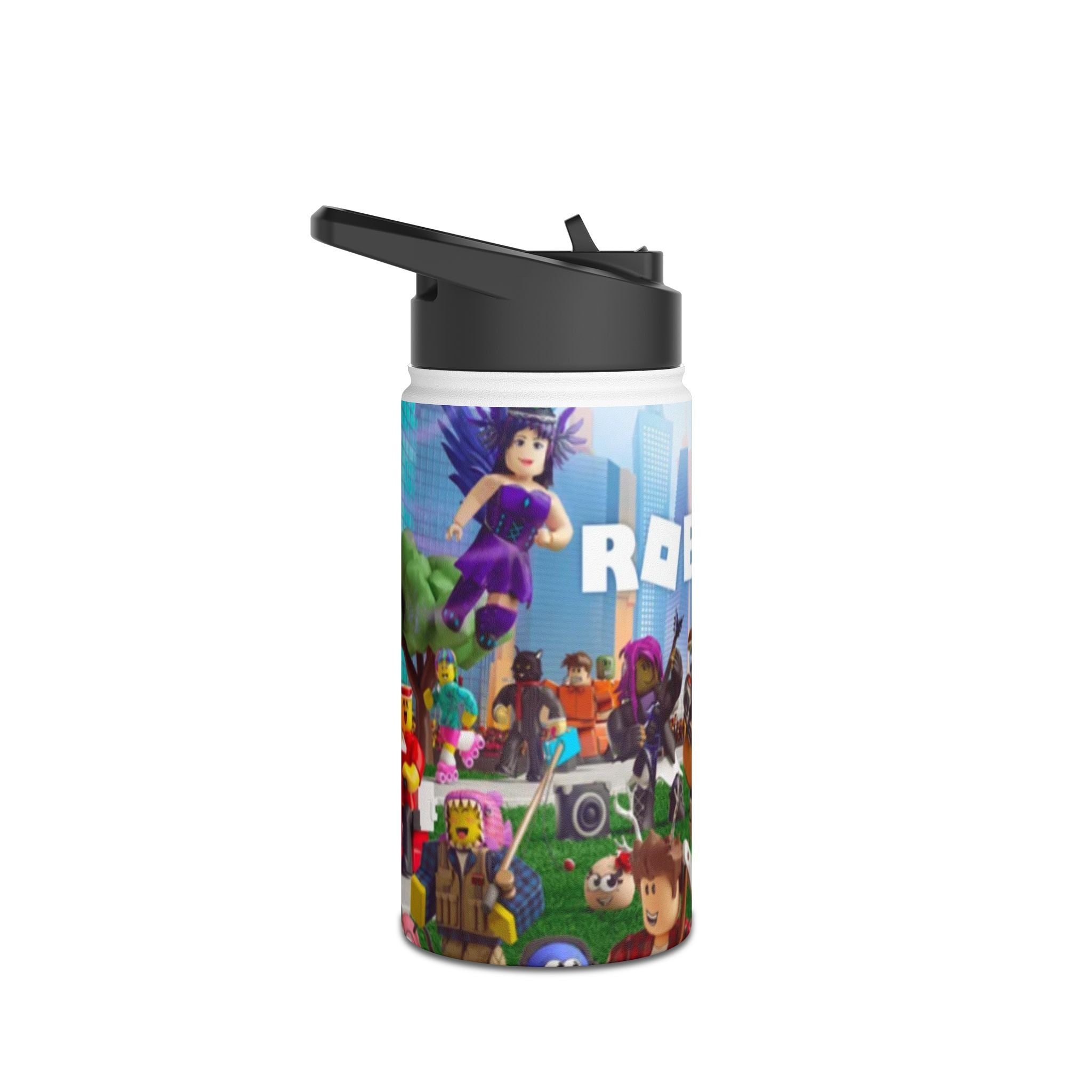 Roblox Characters Stainless Steel Water Bottle – Kid-Friendly Gaming Insulated Bottle