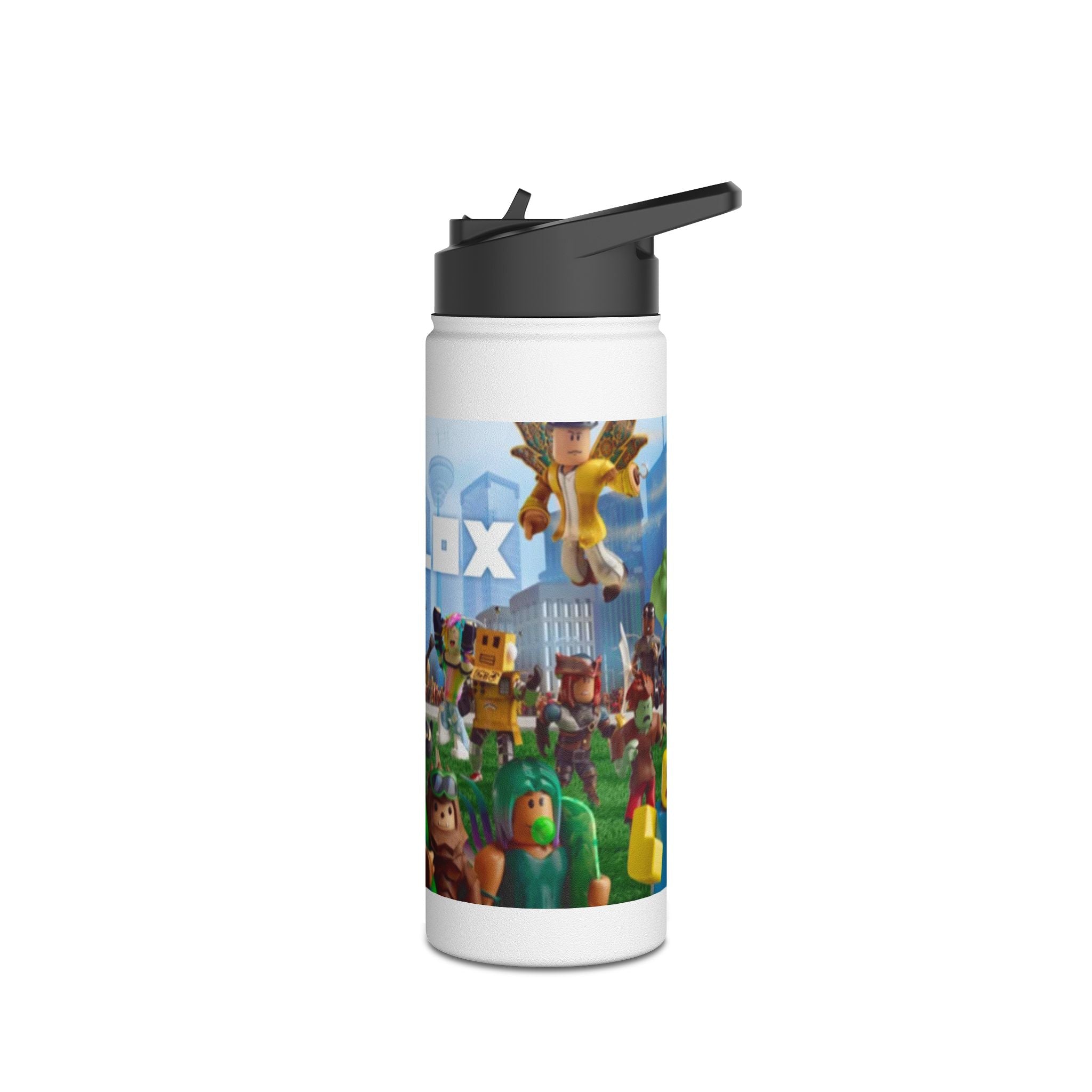 Roblox Characters Stainless Steel Water Bottle – Kid-Friendly Gaming Insulated Bottle