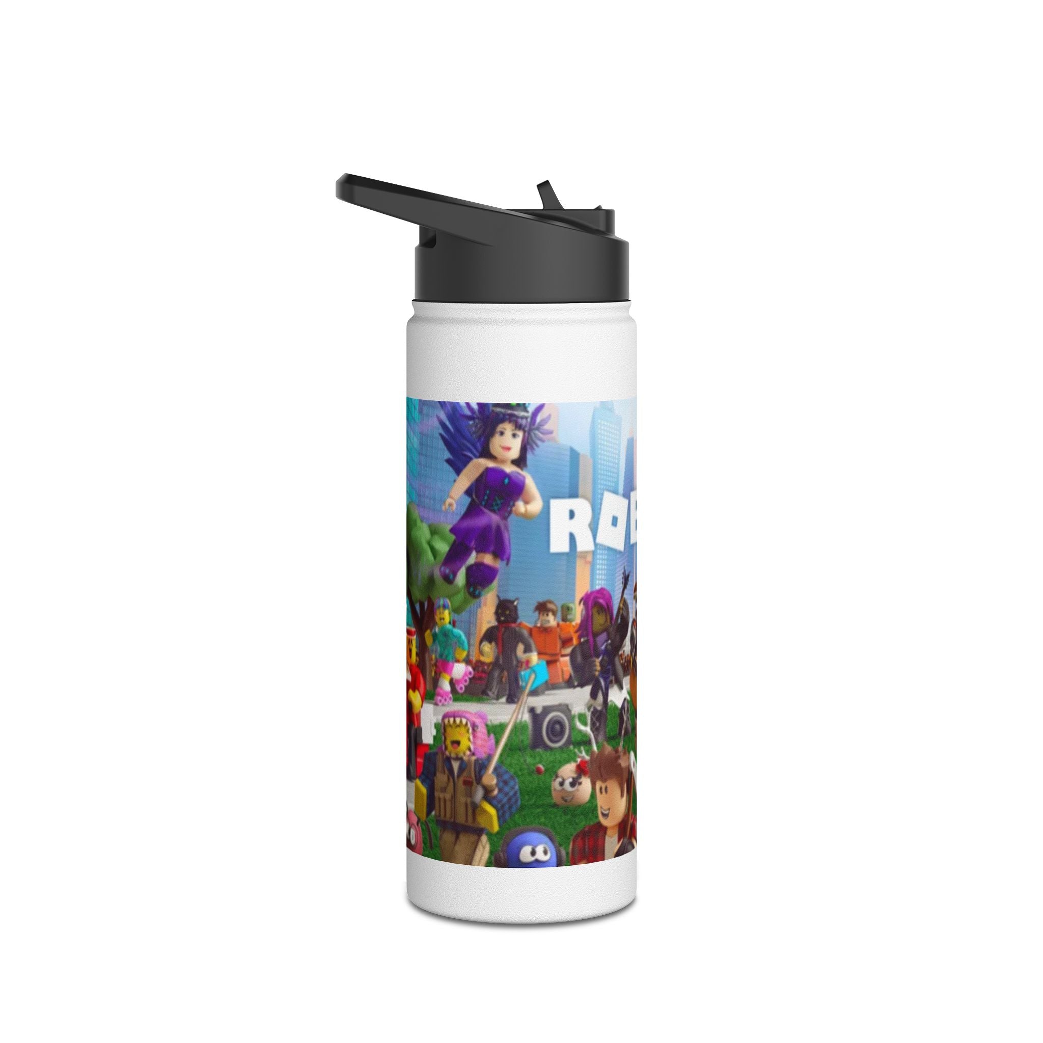Roblox Characters Stainless Steel Water Bottle – Kid-Friendly Gaming Insulated Bottle