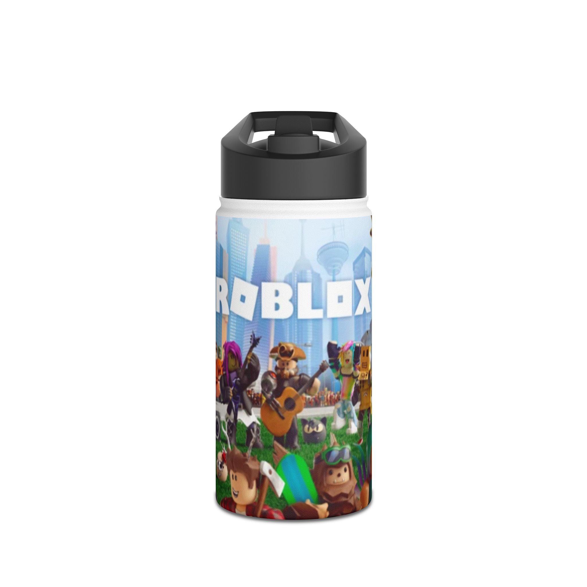 Roblox Characters Stainless Steel Water Bottle – Kid-Friendly Gaming Insulated Bottle