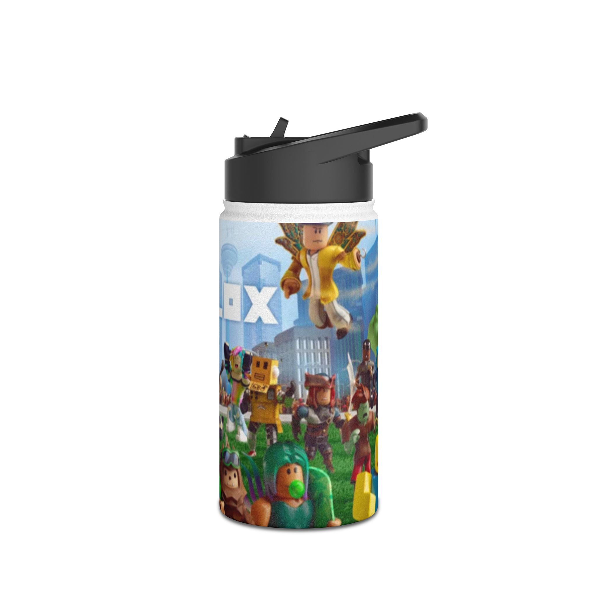 Roblox Characters Stainless Steel Water Bottle – Kid-Friendly Gaming Insulated Bottle